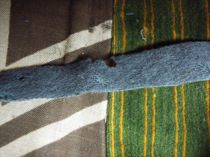 Lacuna nella cintura prima del restauro